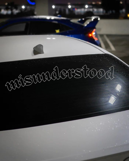 Schriftstil-Muster - Misunderstood