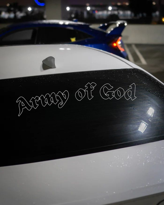 Schriftstil-Muster - Army of God