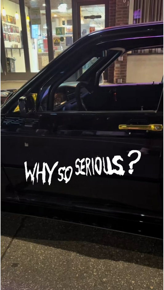 Sticker-Motiv - Why So Serious