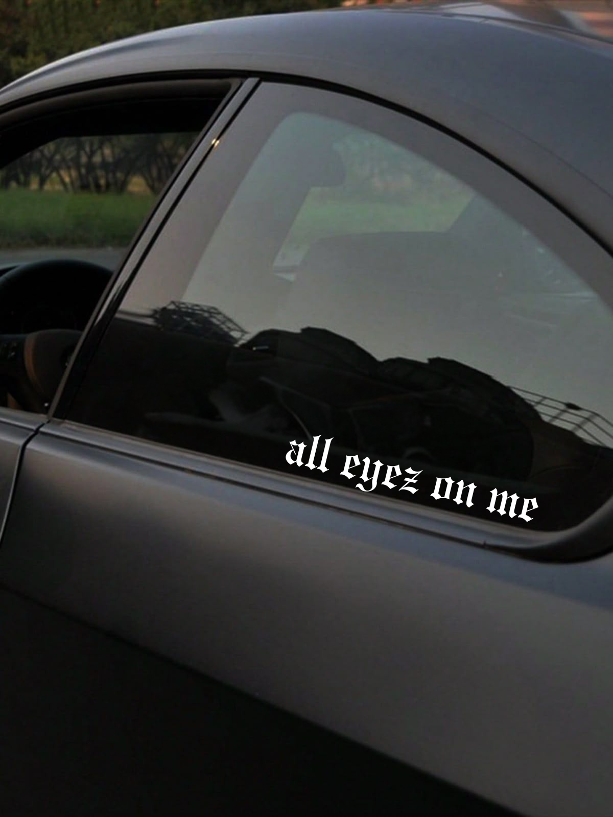 Schriftstil-Muster - all eyez on me