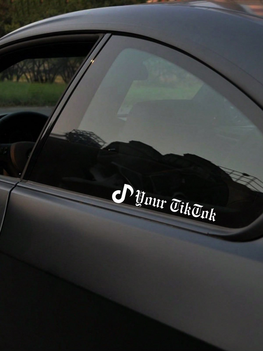 Personalisierte Schriftzüge - TikTok/Icon (Feld Personalisierung Angeben)