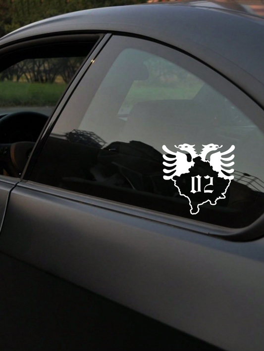 Autosticker - Shqiponja kosovo Mitrovica 02