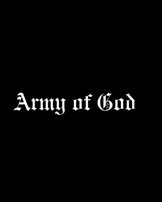 Schriftstil-Muster - Army of God
