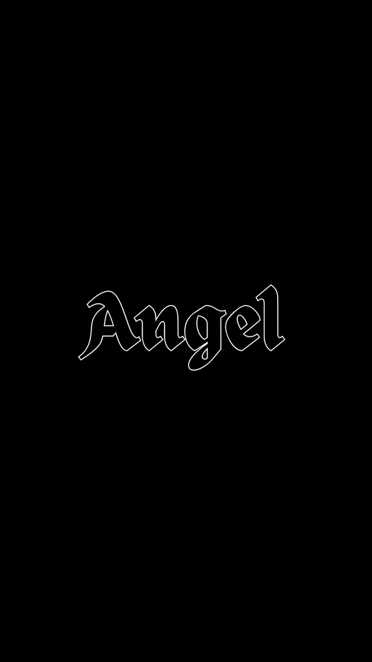 Schriftstil-Muster Angel