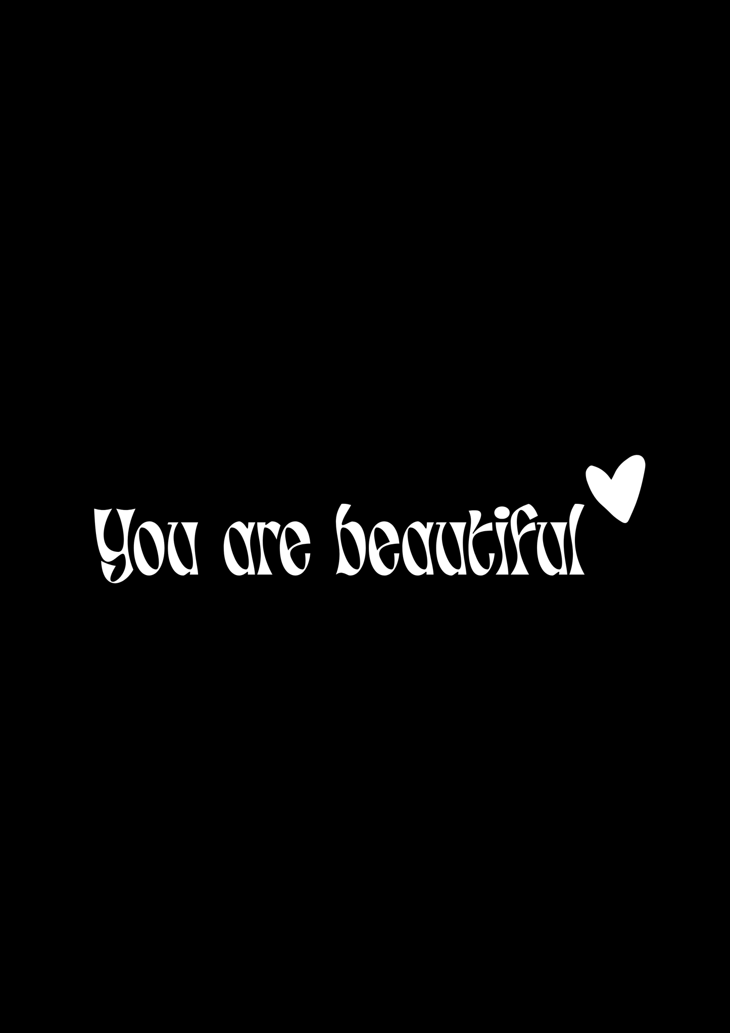 Innenspiegel Autosticker You are beautiful