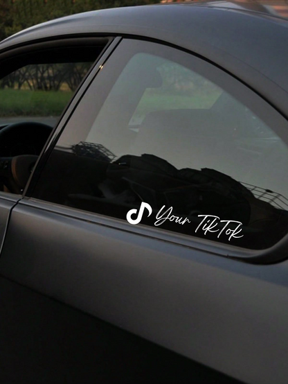 Personalisierte Schriftzüge - TikTok/Icon (Feld Personalisierung Angeben)