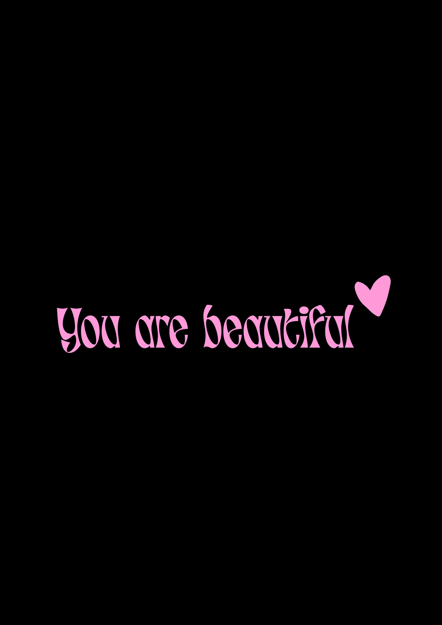 Innenspiegel Autosticker You are beautiful