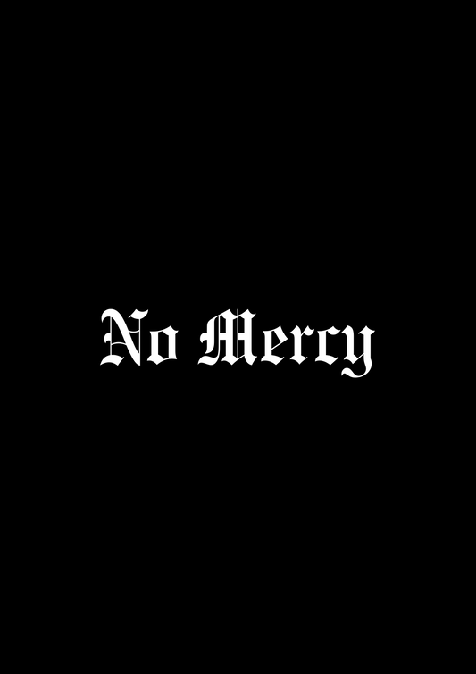 Schriftstil-Muster No Mercy