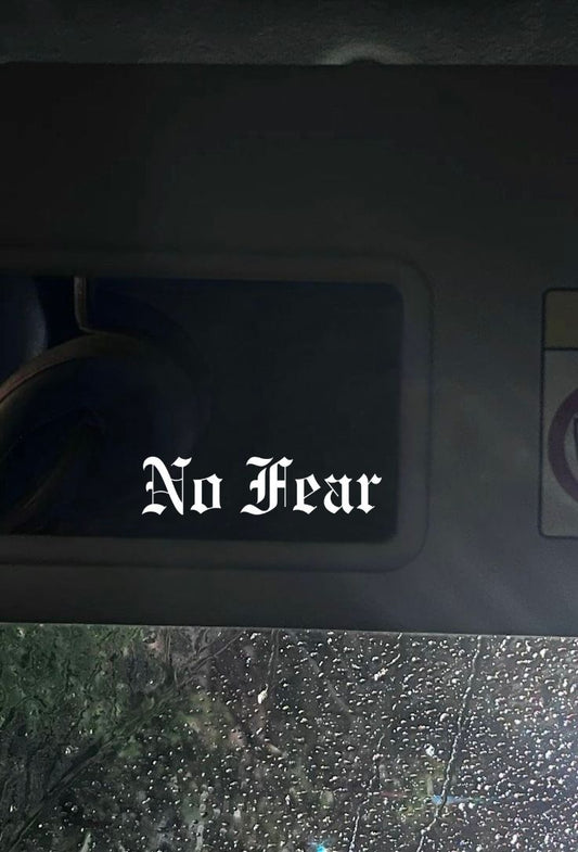 Innenspiegel Autosticker No Fear