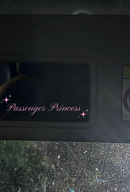 Innenspiegel Autosticker Passenger Princess