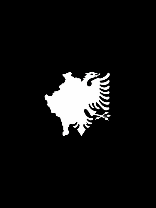 Sticker-Motiv - Albanien/Kosovo Umriss