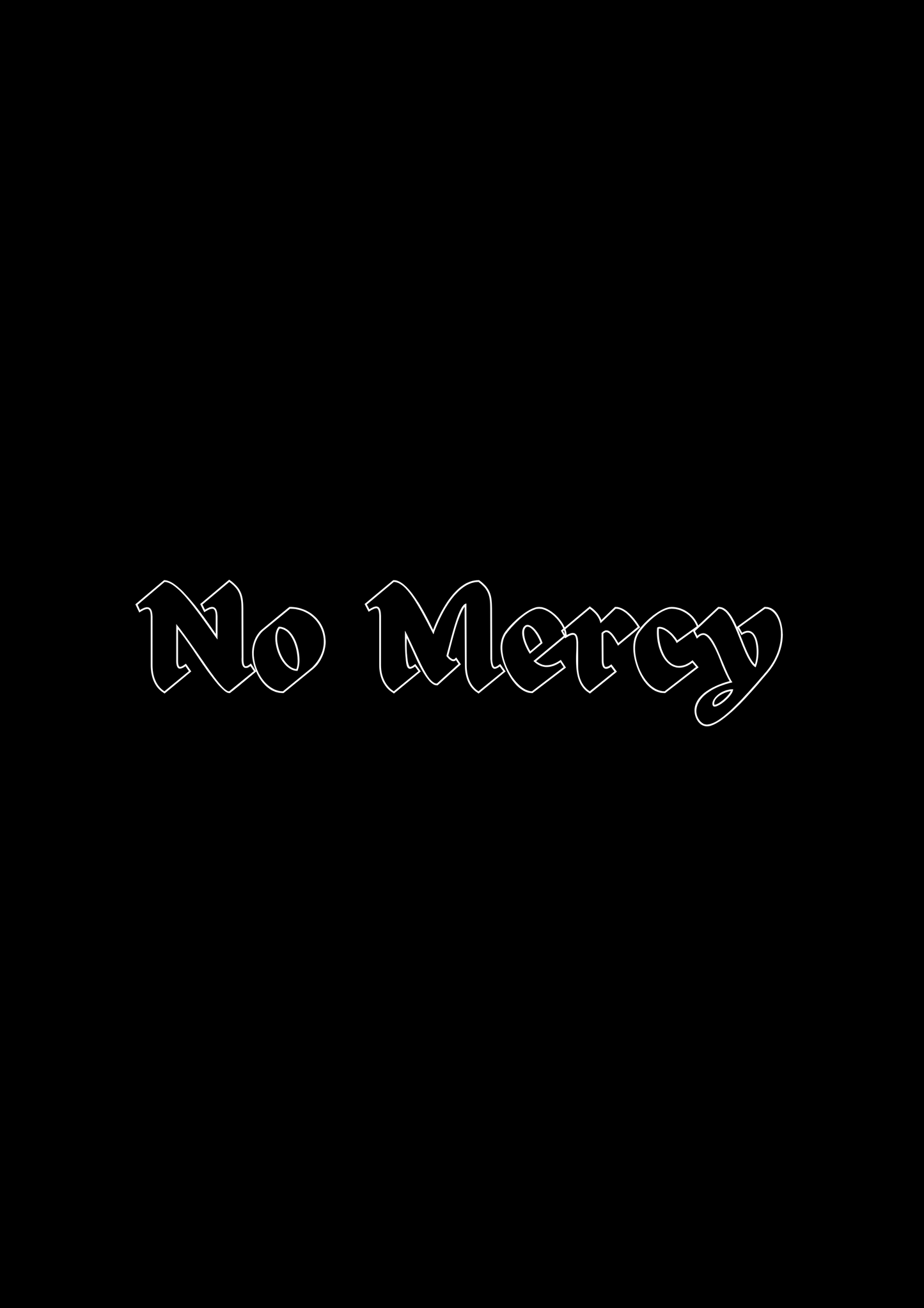 Schriftstil-Muster No Mercy