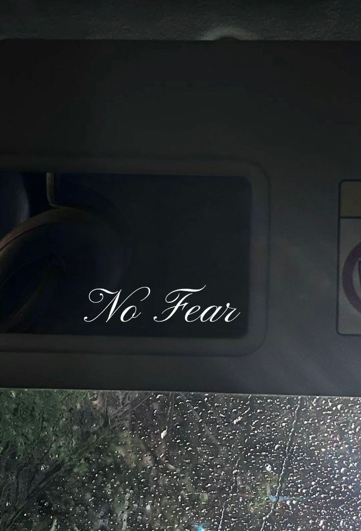 Innenspiegel Autosticker No Fear