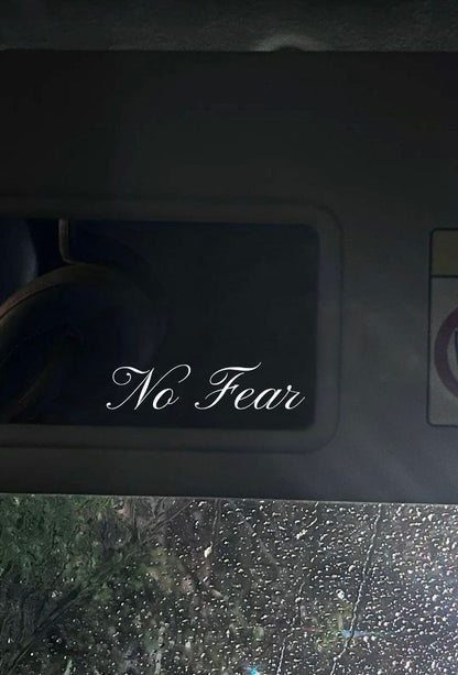 Innenspiegel Autosticker No Fear
