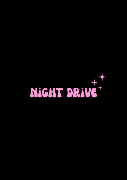 Innenspiegel Autosticker Night Drive