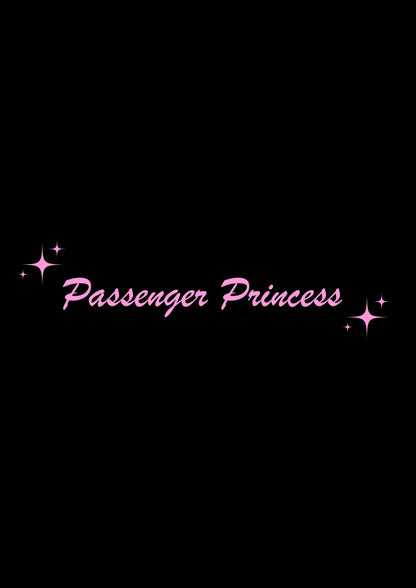 Innenspiegel Autosticker Passenger Princess