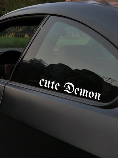 Schriftstil-Muster - cute Demon