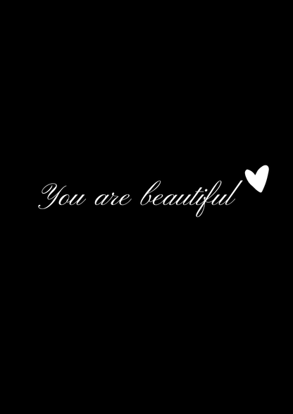 Innenspiegel Autosticker You are beautiful