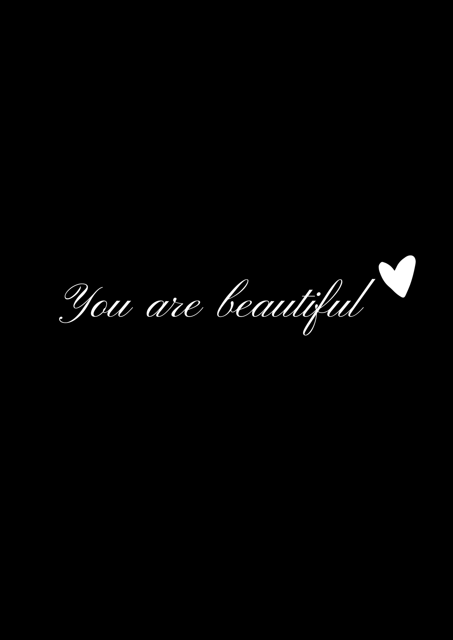 Innenspiegel Autosticker You are beautiful