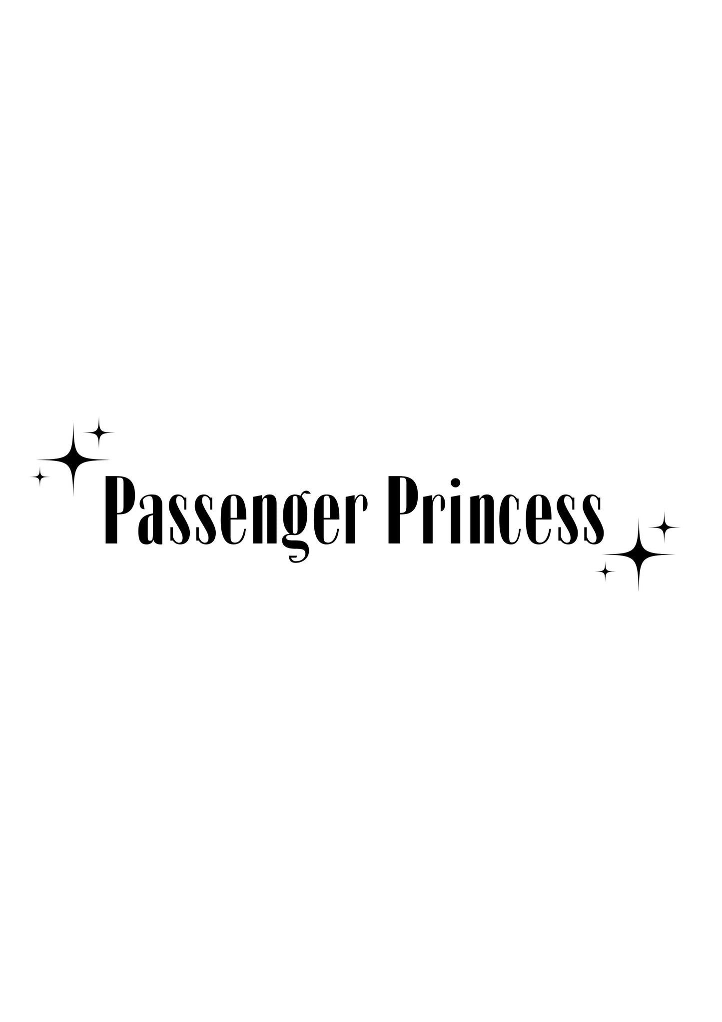 Innenspiegel Autosticker Passenger Princess