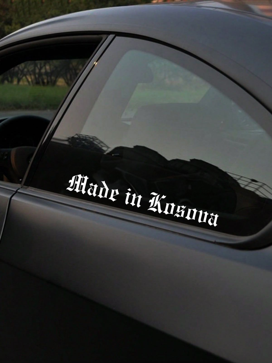 Schriftstil-Muster - Made in Kosova