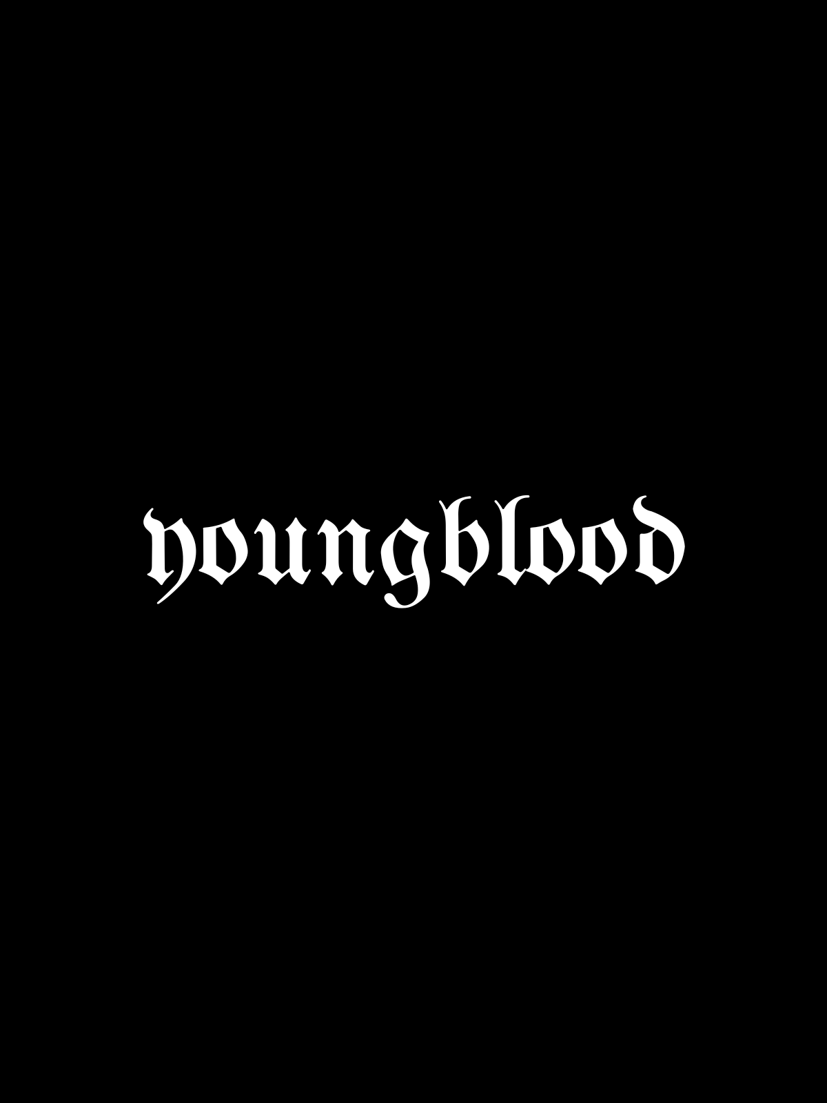 Schriftstil-Muster - Youngblood