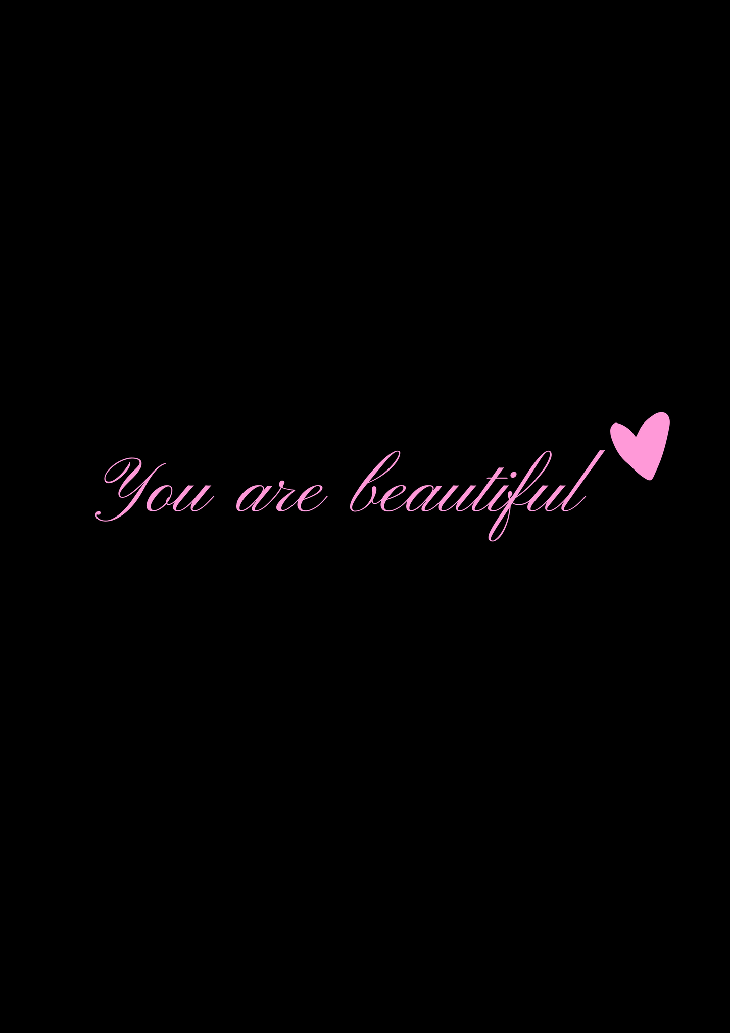 Innenspiegel Autosticker You are beautiful