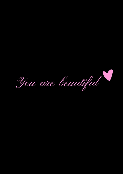 Innenspiegel Autosticker You are beautiful