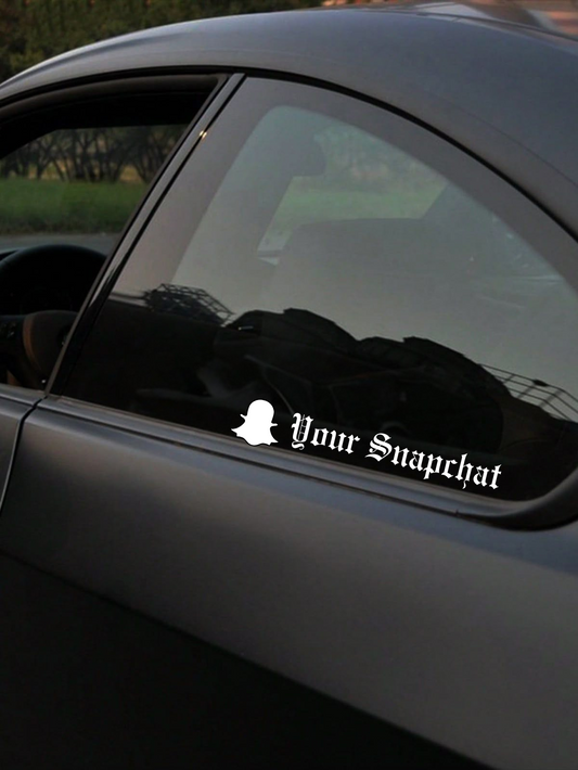 Personalisierte Schriftzüge - Snapchat/Icon (Feld Personalisierung Angeben)