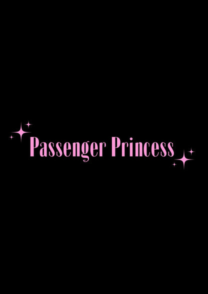 Innenspiegel Autosticker Passenger Princess