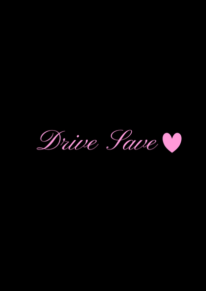 Innenspiegel Autosticker Drive Save
