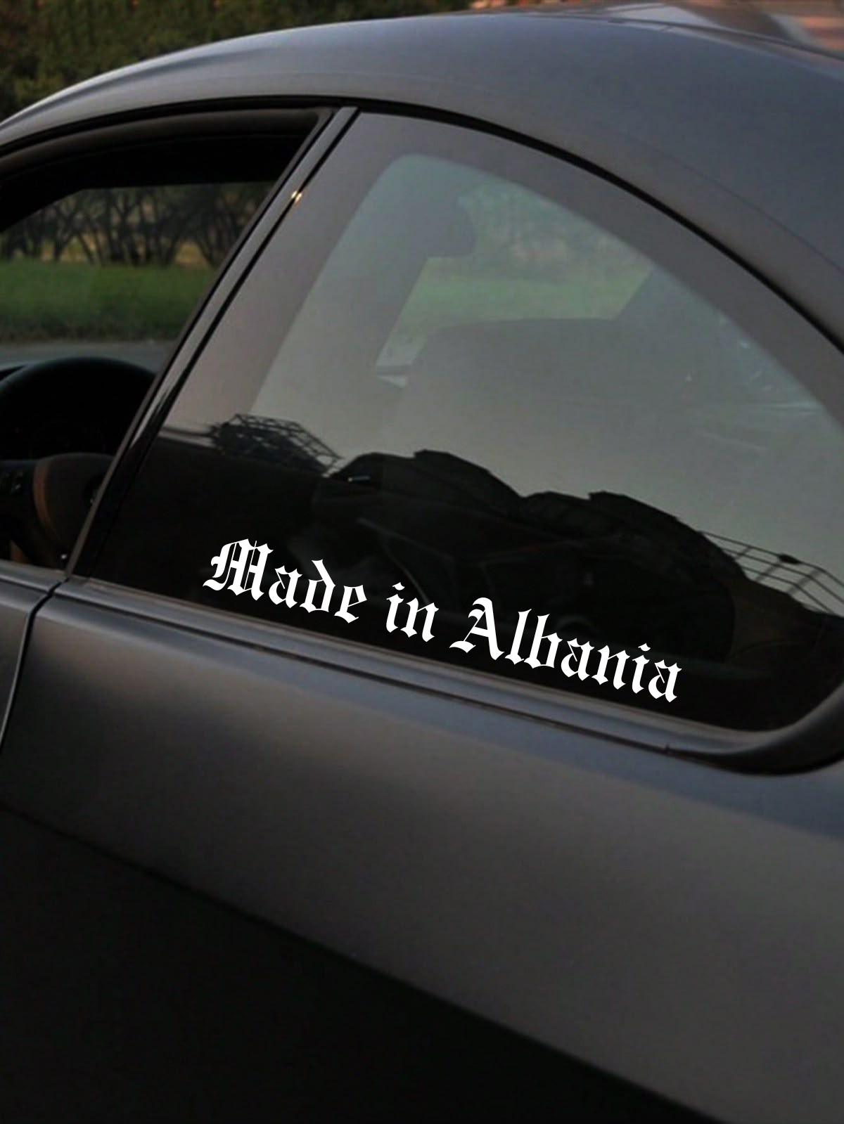 Schriftstil-Muster - Made in Albania