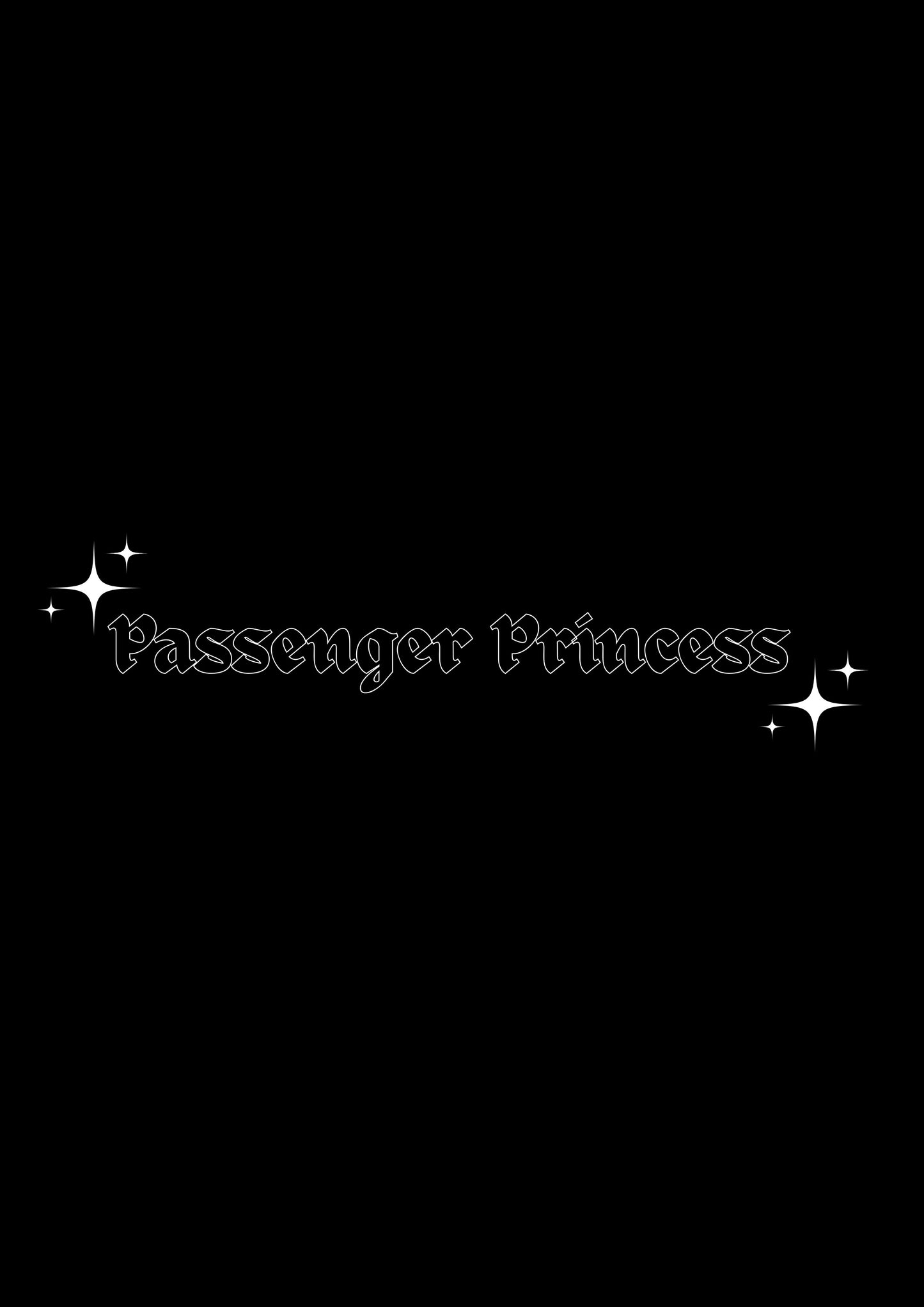 Innenspiegel Autosticker Passenger Princess