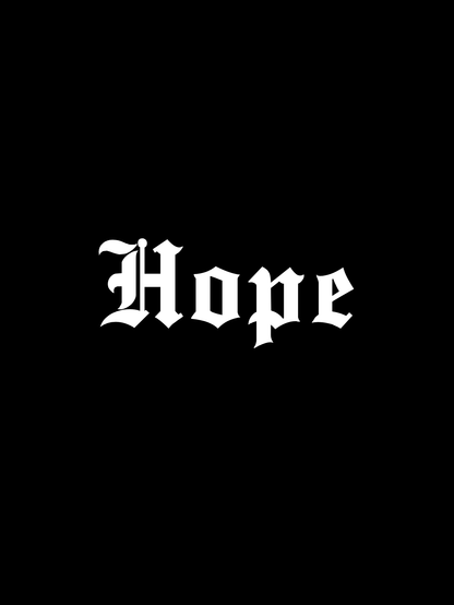 Schriftstil-Muster - Hope