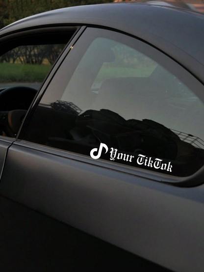 Personalisierte Schriftzüge - TikTok/Icon (Feld Personalisierung Angeben)