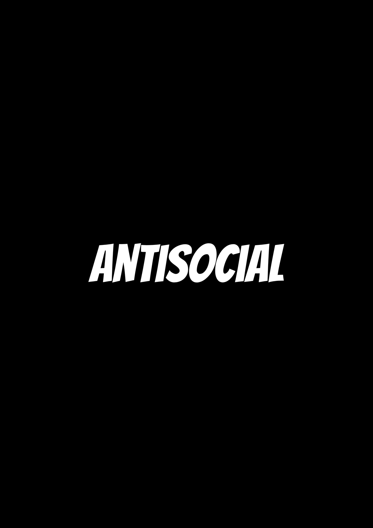 Innenspiegel Autosticker Antisocial
