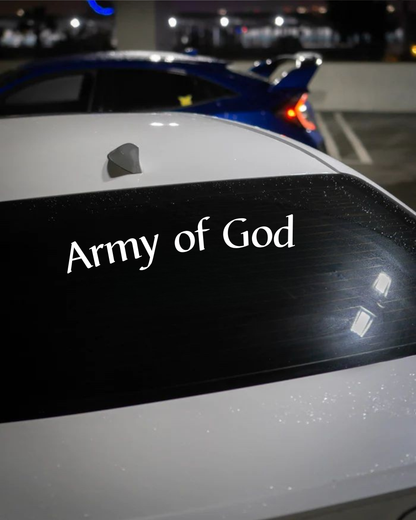 Schriftstil-Muster - Army of God