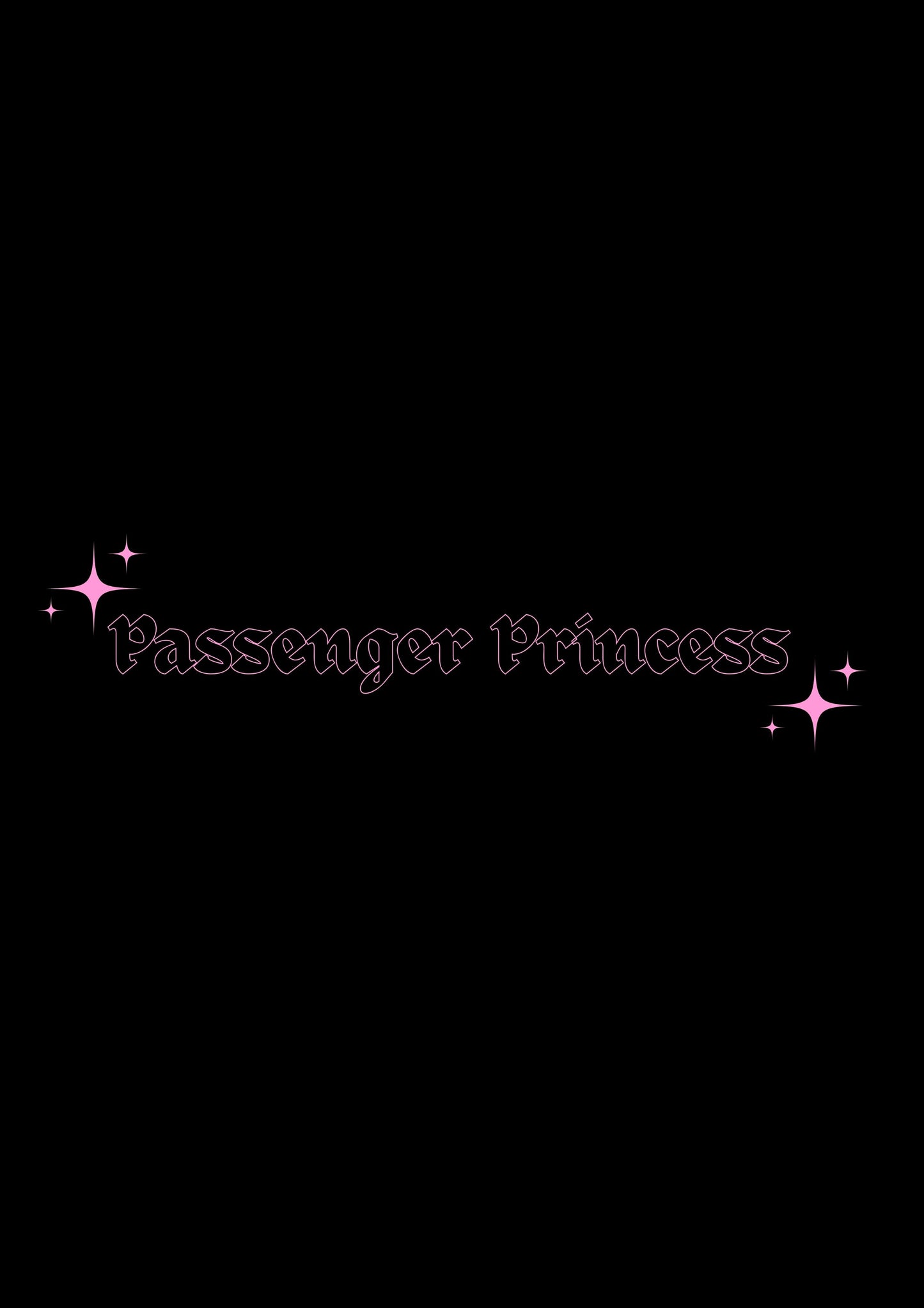 Innenspiegel Autosticker Passenger Princess