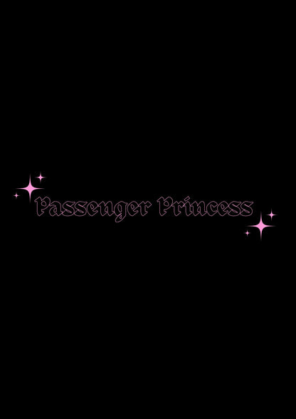 Innenspiegel Autosticker Passenger Princess