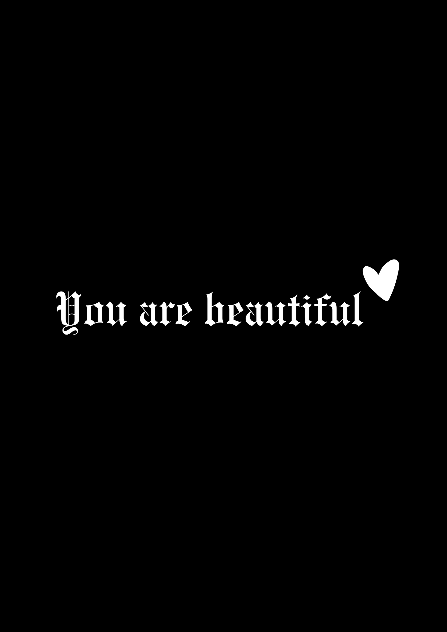 Innenspiegel Autosticker You are beautiful
