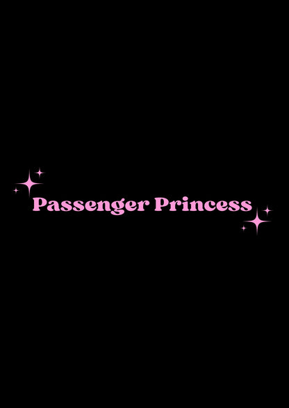 Innenspiegel Autosticker Passenger Princess