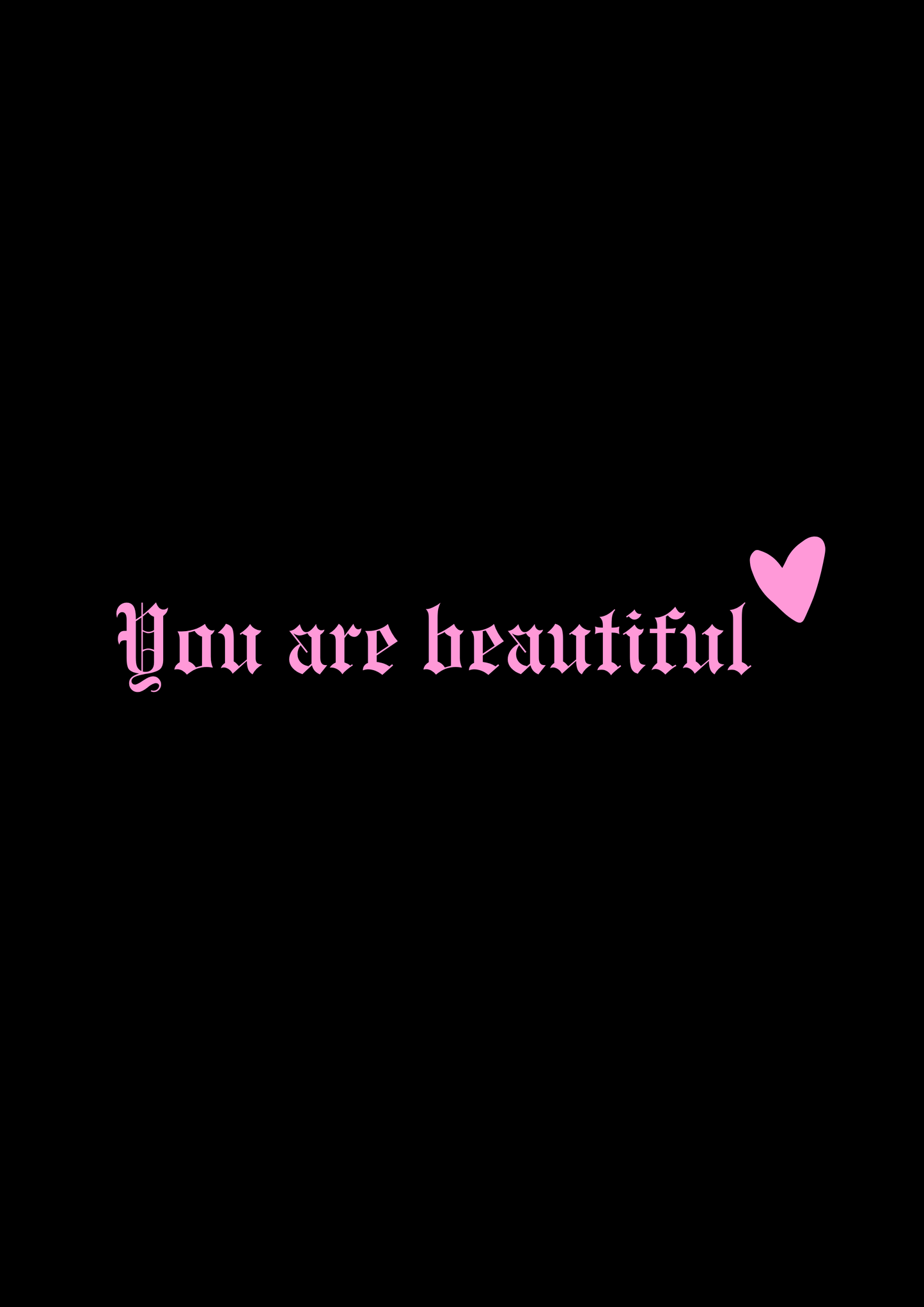 Innenspiegel Autosticker You are beautiful