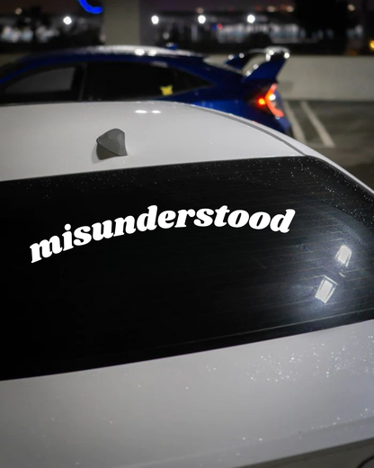 Schriftstil-Muster - Misunderstood
