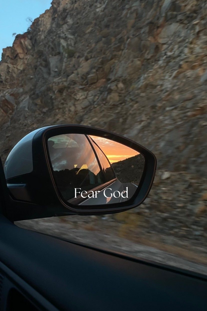 Schriftstil-Muster - Fear God