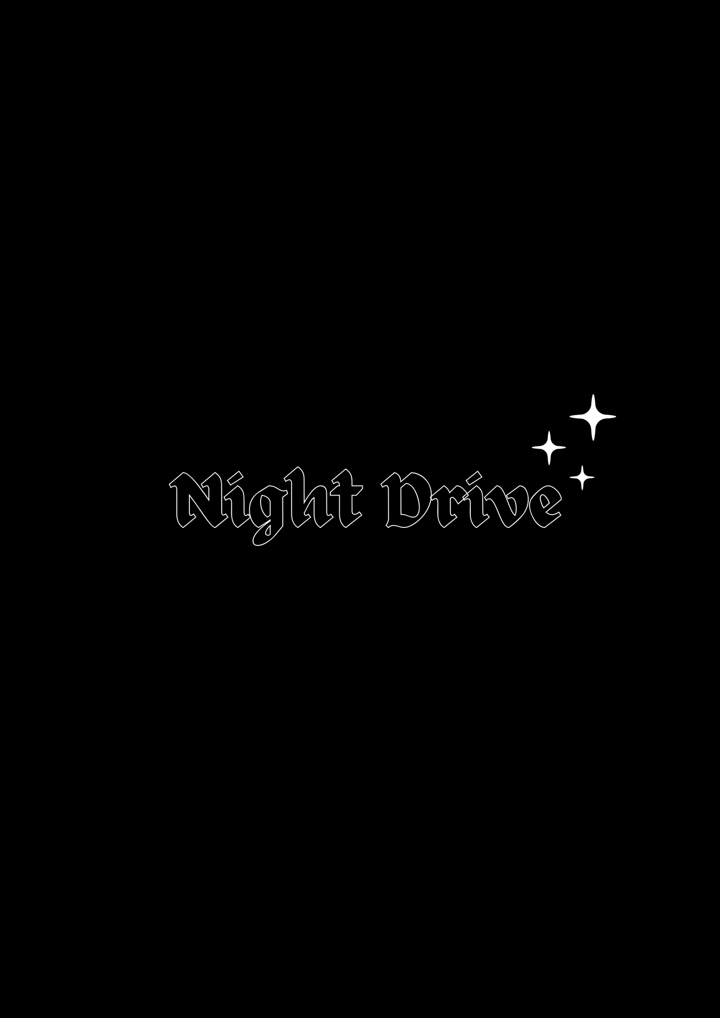 Innenspiegel Autosticker Night Drive
