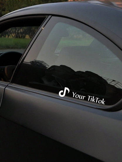 Personalisierte Schriftzüge - TikTok/Icon (Feld Personalisierung Angeben)