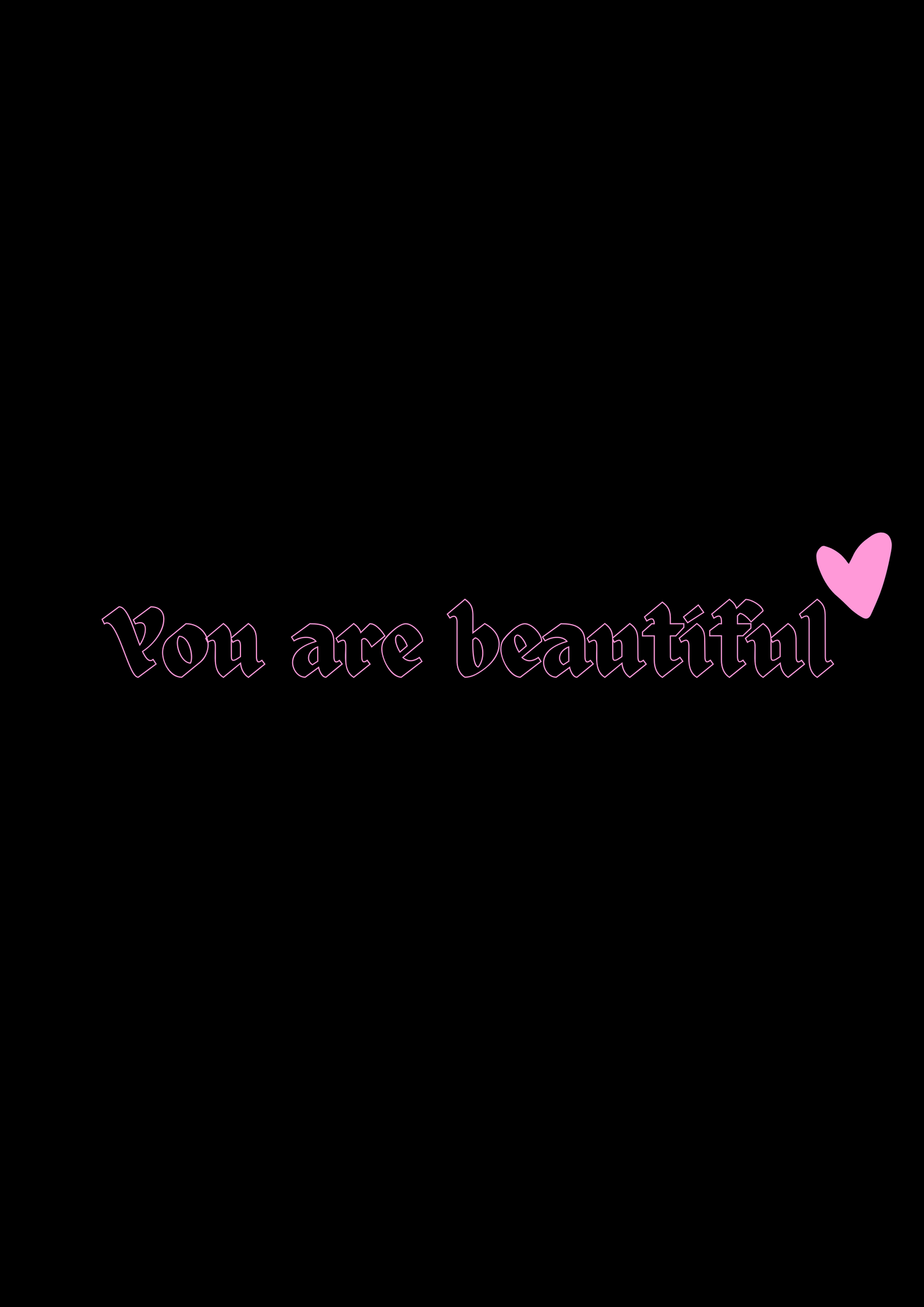 Innenspiegel Autosticker You are beautiful