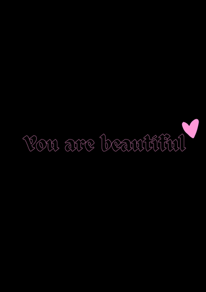 Innenspiegel Autosticker You are beautiful