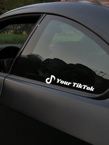Personalisierte Schriftzüge - TikTok/Icon (Feld Personalisierung Angeben)