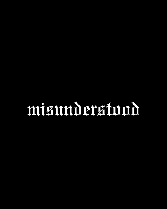 Schriftstil-Muster - Misunderstood